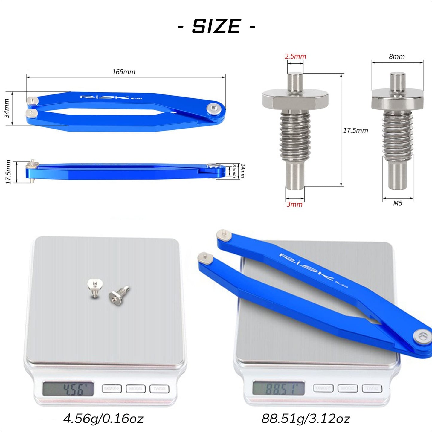 KIEVODE Pin Spanner for Bike Crank Arm Caps - Box End and Adjustable Pin Wrench for Shimano, Campagnolo, FSA, and More Mountain and Road Bicycles - MTB Tool