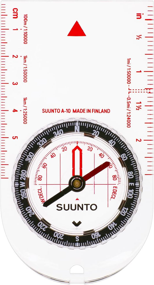 SUUNTO A-10 Hiking Compass - Compact & Easy-to-Use for Outdoor Adventures