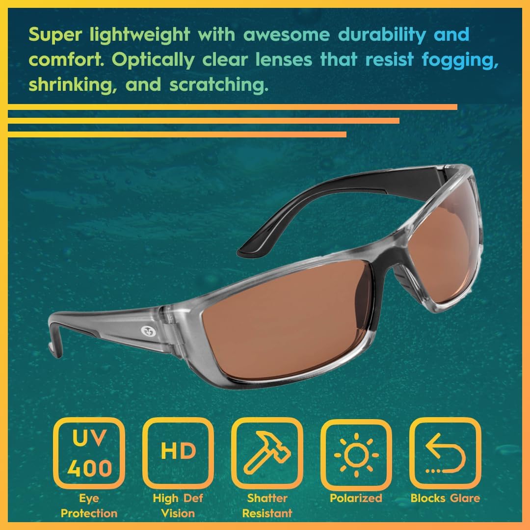 Flying Fisherman Women's Buchanan Sunglasses - Stylish Rectangular UV Protection