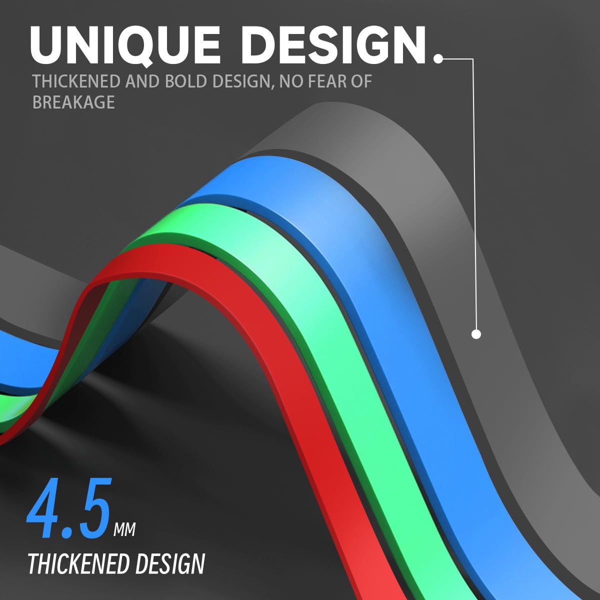 Exercise Bands with Handles, Resistance Bands with Handles, Ideal for Physical Therapy, Strength Training, Muscle Toning - Door Anchor and Starter Guide Included (Red-Light(10lbs))