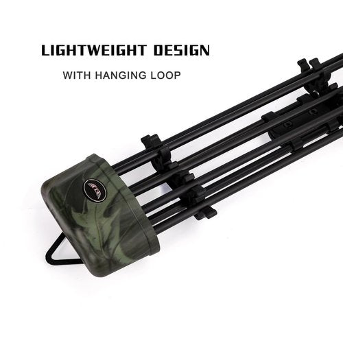LWANO 5 Arrow Quiver,Archery Compound Bow Quiver for Hunting with Quick Release (camo)
