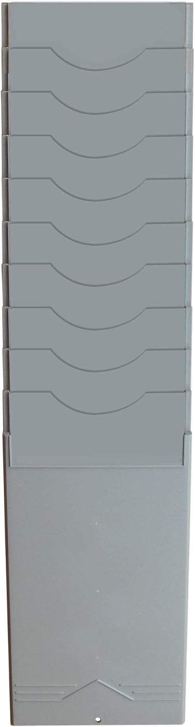 Pyramid Time Systems - Model 4000 Auto Totaling Time Clock, Electronic Time Punch Clock for Small Business, Bundle Includes: 25 Time Cards,Ribbon and 2 Security Keys - Silver ( 7.25"h x 7"w x 6.75"d)