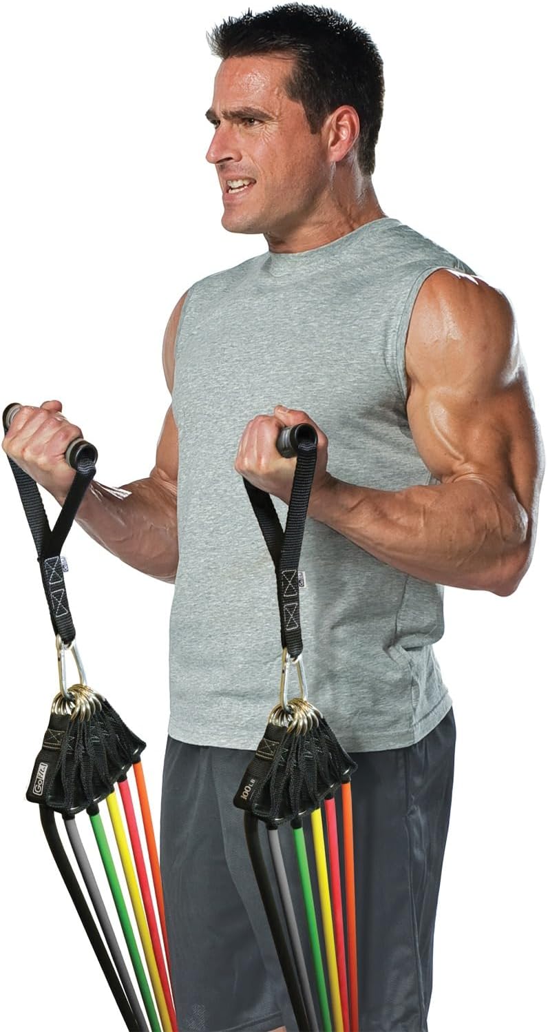 GoFit Multicolored Mega ProGym, Up to 450 lbs. Resistance (GF-2XPGYM)