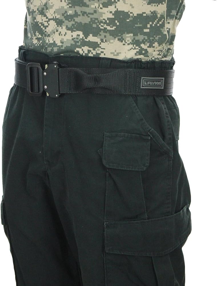 Fusion Tactical Military Riggers Belt Generation II Type A Black Large 38-43"/1.75" Wide