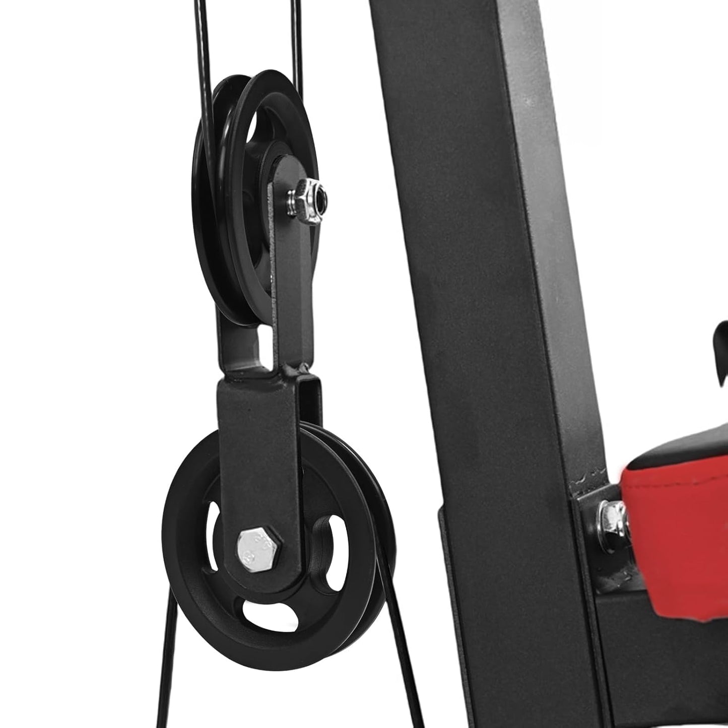 90mm(3.54inch) Universal Bearing Pulley Wheel for Cable Machine Gym Equipment Part Garage Door (2 PCS)