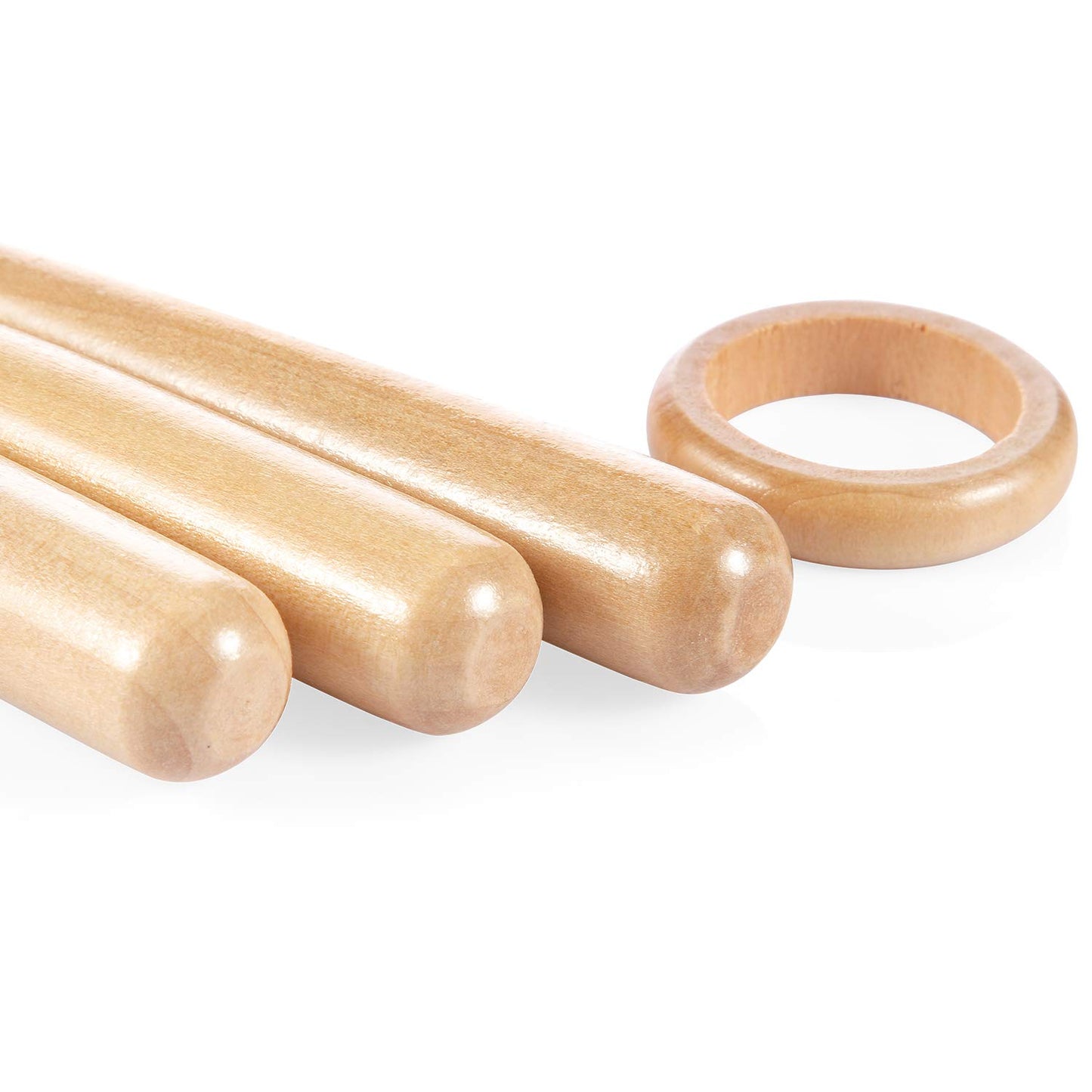 Honoson Baseball Stand Holders Balls Display Bat Wooden Stand Holder Display Centerpieces Tables for Baseball Sports Lover (4 Pack)