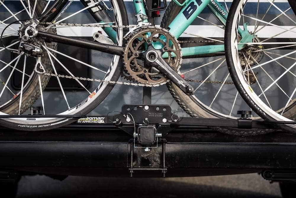 Swagman Bicycle Carrier TRAVELER XC2 RV Approved Hitch Mount Bike Rack , Black