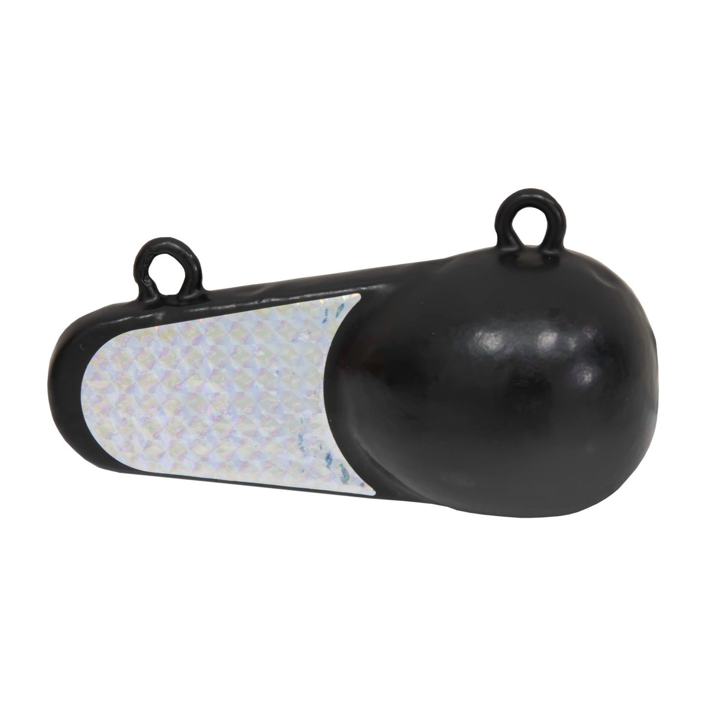 Extreme Max 3006.6967 Coated Keel-Style Downrigger Weight - 4 lbs. with Silver Flash