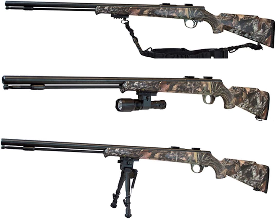 AS-S2W03SL Innovative Low Profile Swivel Stud Picatinny/Weaver Rail Adaptor with 3 Slots, Integrated with Quick Detachable Sling Swivel mounting Base