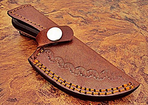 Poshland Custom Handmade Damascus Steel Knife, Bone Collector - Beautiful knife (BC-1093)