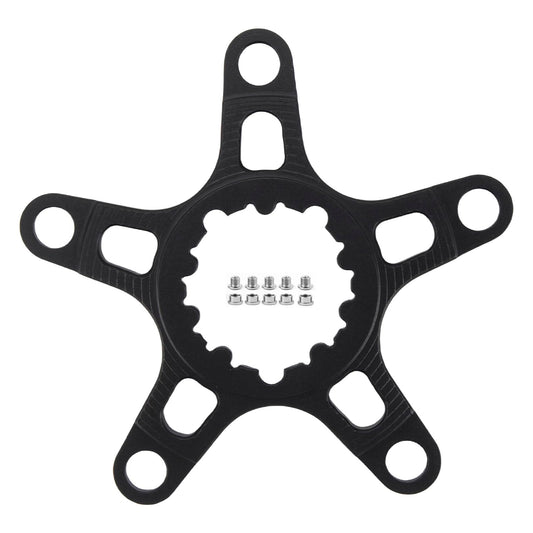 EVOSID Bike Chainring Adapter GXP to 110/130BCD 5 Arms Aluminium Spider Adapter for Sram X9 XX1 X0 X01 GXP, Dub Crank with 5 Bolt (110BCD with 5 bolt)