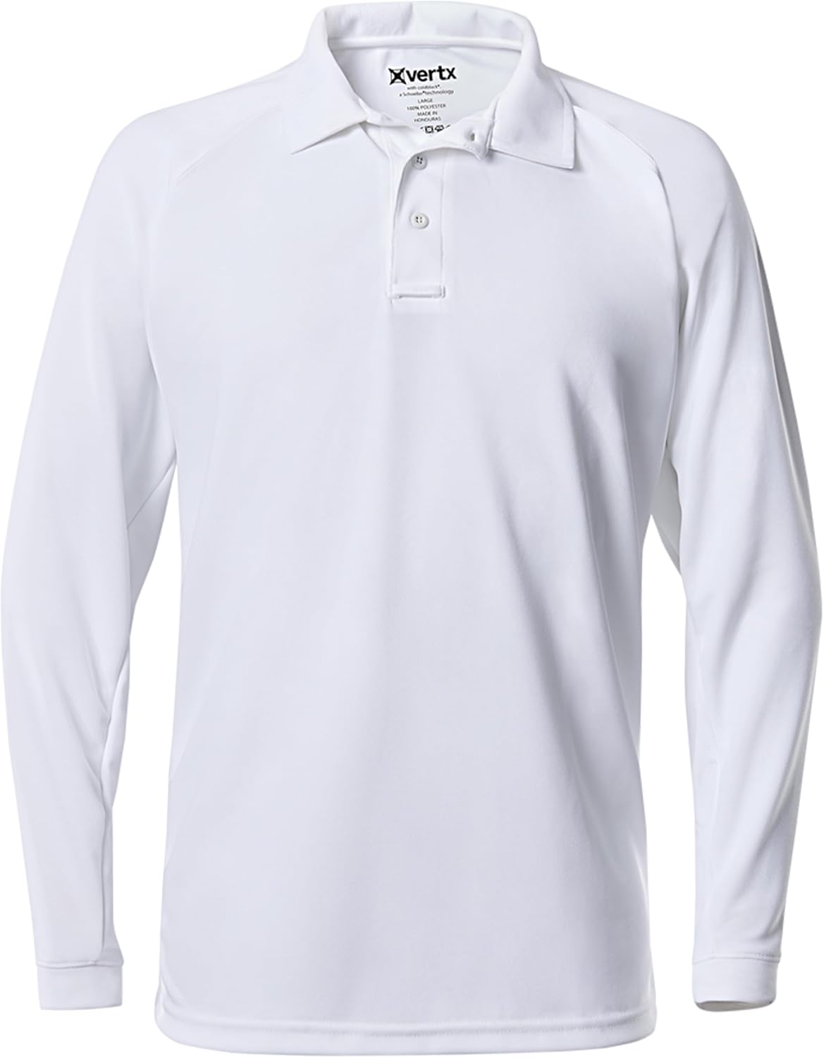 Vertx Mens Tactical Polo Shirt, Long Sleeve T-Shirt, Breathable, Tactical Clothing Gear, Police, Security, Relaxed Fit