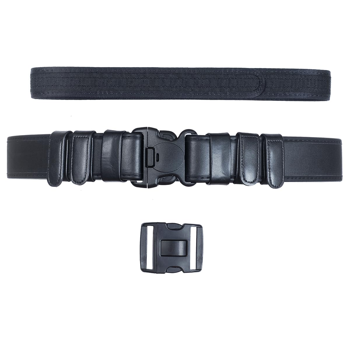 TAFTACFR Duty Belt for Law Enforcement Utility Security Military Police 2.25" Tactical Patrol Belt Set