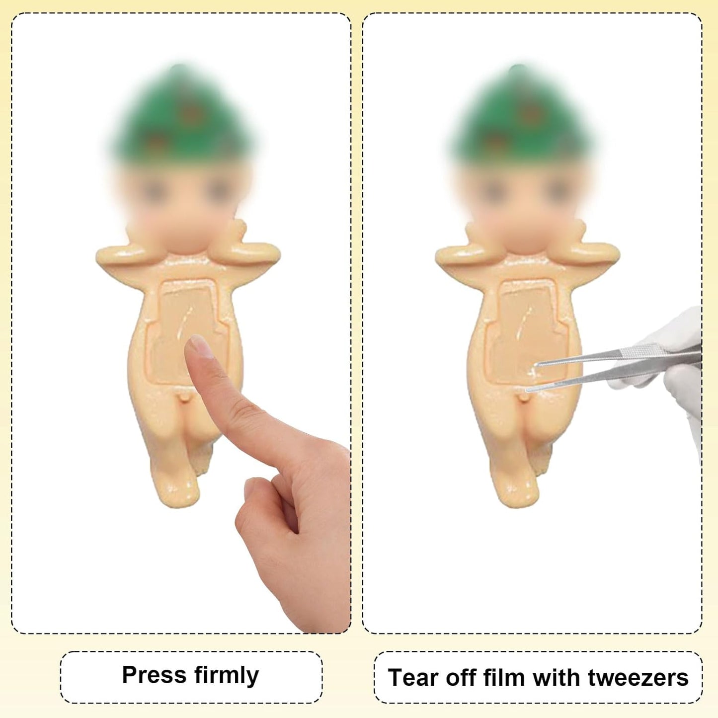 Adhesive Tape for Sonny Angel Hippers, 240Pcs Waterproof Double Sided Stickers for Sonny Baby, Nano Tape for Mini Figures Phone Accessories, Sticky Putty for Angel Doll Mini Figures Accessories