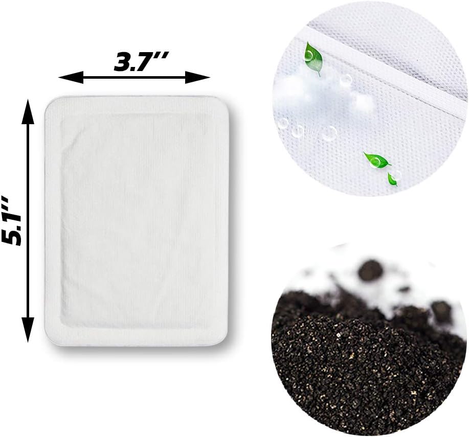 WORLD-BIO Body Warmers for Cold Weather, Heat Warmer Patch Disposable with Adhesive Backing Gives Hours Warm - 10/12/20/32/40 Packs, Hand Warmers Long Lasting Safe Natural Odorless