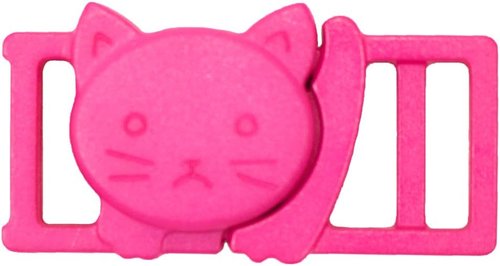Breakaway Cat Collar with Plastic Buckle - 3/8 Inch Safety Design