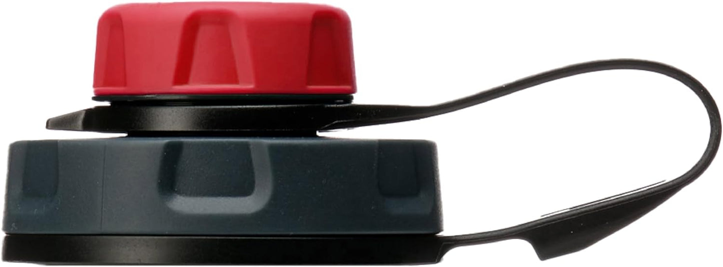 humangear capCAP+ | Converts Wide-Mouth Openings | Secure Easy Open | Food-Safe Material | Water Bottle Accessory Lid