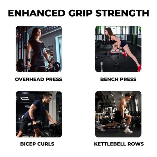 YAGHZU Weight Lifting Grips with Wrist Straps - Non Slip Lifting Straps for Weightlifting, Deadlifting, Powerlifting and Pull Ups, Padded Weight Lifting Gloves with Deadlift Straps for Women and Men