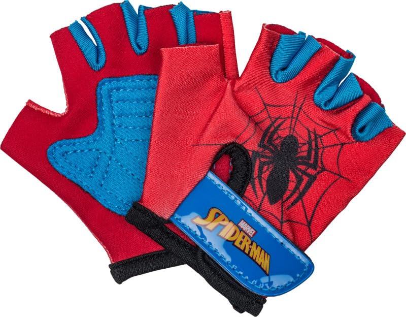 Spider-Man Child Bike Accessories - 3D Pad & Glove Set - Variations