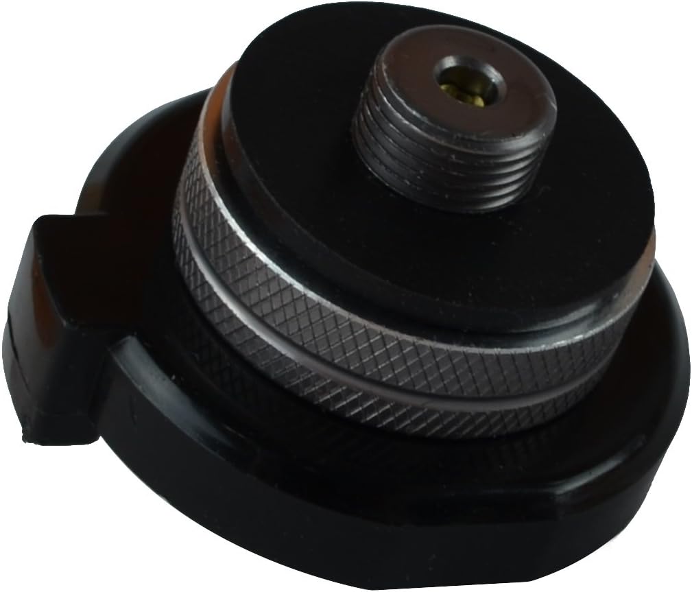 Anti-leak Adapter for Bayonet Butane Gas Cartridge to Screw Type Lindal Valve Gas Canister, Iso Butane Cartridge, Butane Fuel Cartridge, Propane Cartridge, EN417 Lindal Valve Adapter