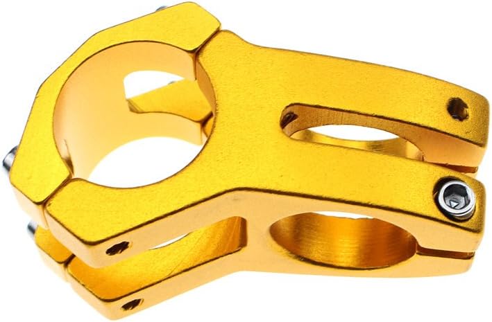 31.8 Stem 45mm Bike Stem Wake Mountain Bike Stem Short Handlebar Stem for Most Bicycle, Road Bike, MTB, BMX, Fixie Gear, Cycling (Aluminum Alloy, Black Blue Gold Red)