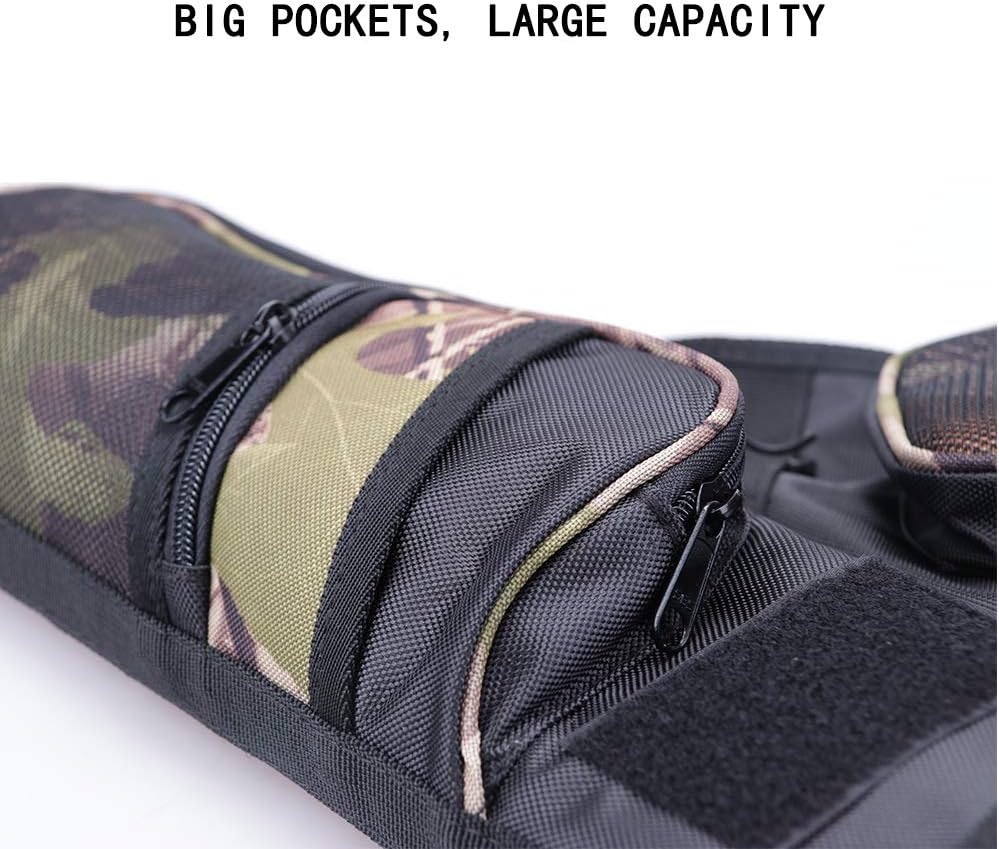 XTACER 3 Tube Hip Quiver Hunting Training Camo Archery Arrow Quiver Holder Bow Belt Waist Hanged Target Quiver