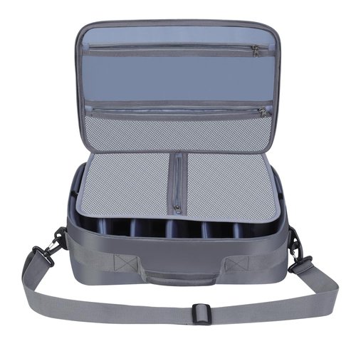 Raprance Fly Fishing Reel Case ，Customizable Dividers Shockproof Storage Box，Portable Travel Storage with Protection, Blue