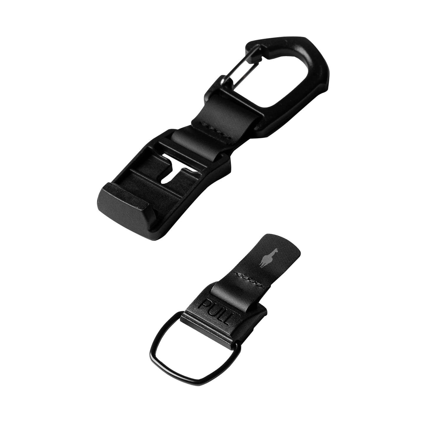 ALPAKA HUB Carabiner: Quick Release Keychain with Magnetic Belt Clip - EDC Carabiner for Keys - Tactical Gear & Backpack Accessories - Attach to ALPAKA Sling Bag, Belt Loops, and More