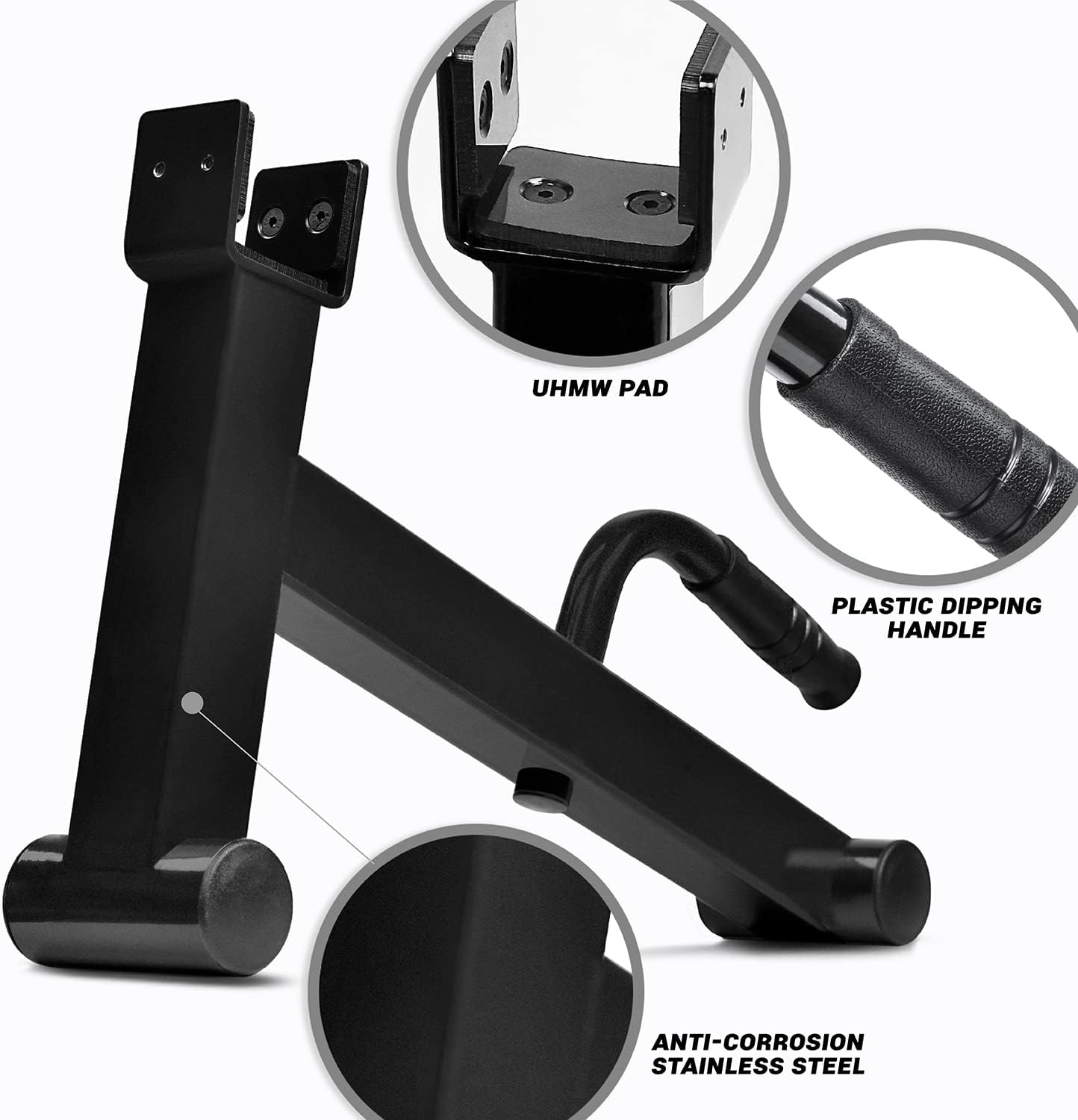 Yes4All Deadlift Jack/Barbell Stand – Holds 600lb Barbell Plates for Deadlift Exercise, Squat Wedge for Squat/Weight Training