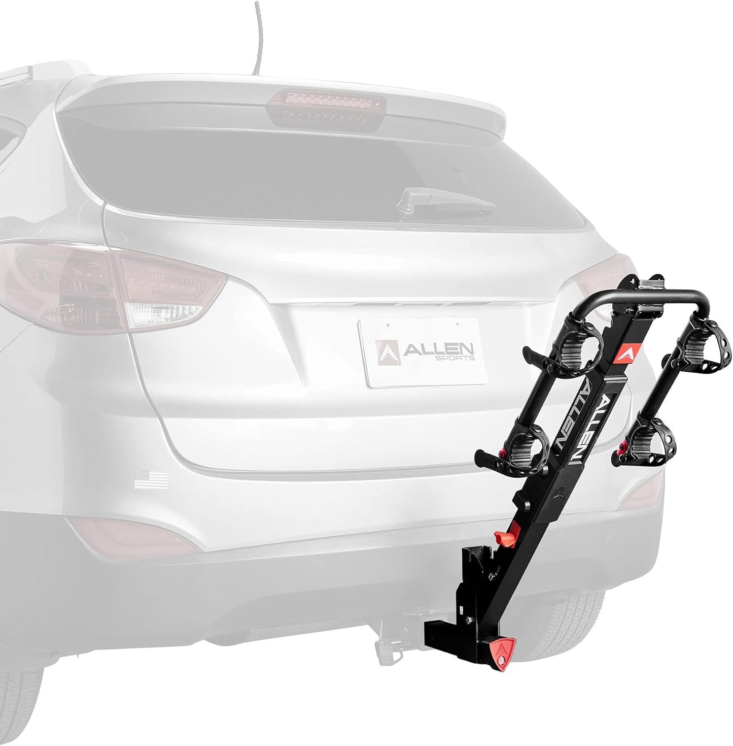 Allen Sports Deluxe 2-Bike Hitch Mount Rack , Silver/Black (522RR)