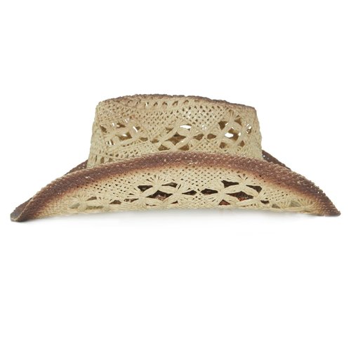 Straw Cowboy Hats for Women, Woven Straw Cowgirl Hats for Teens with Shape-It Brim Decorative Bands, Western Cowboy Sun Hat