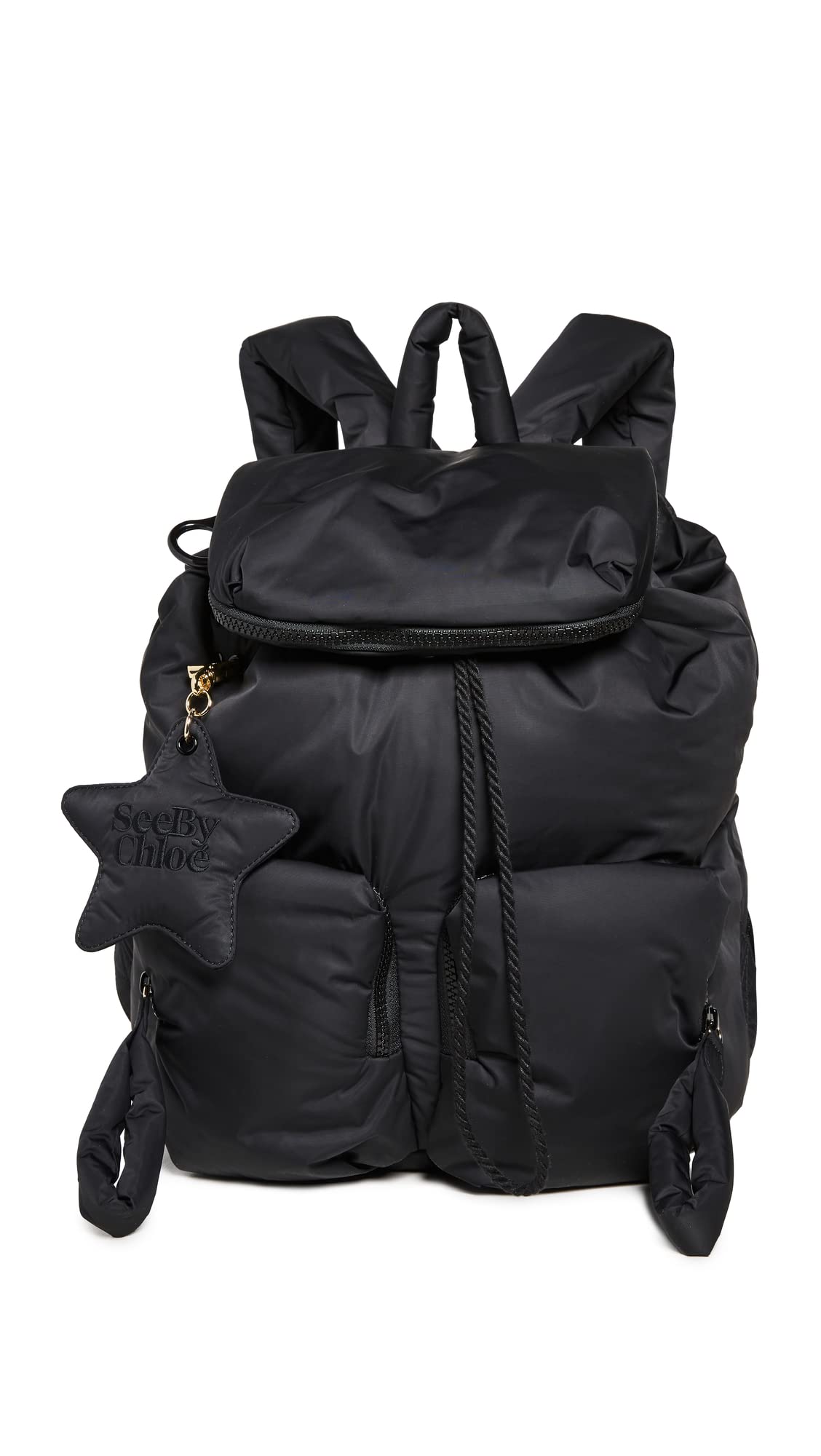 See by Chloé Women's Joy Rider Backpack, Black, One Size