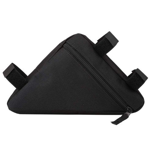 TEUOPIOE Oxford Quick Release Triangle Bike Tool Bag Waterproofs Cycling Frame Bag for Top Tube and Front Saddle Storage Ideal for Road, Mountain, and Commuter Bikes