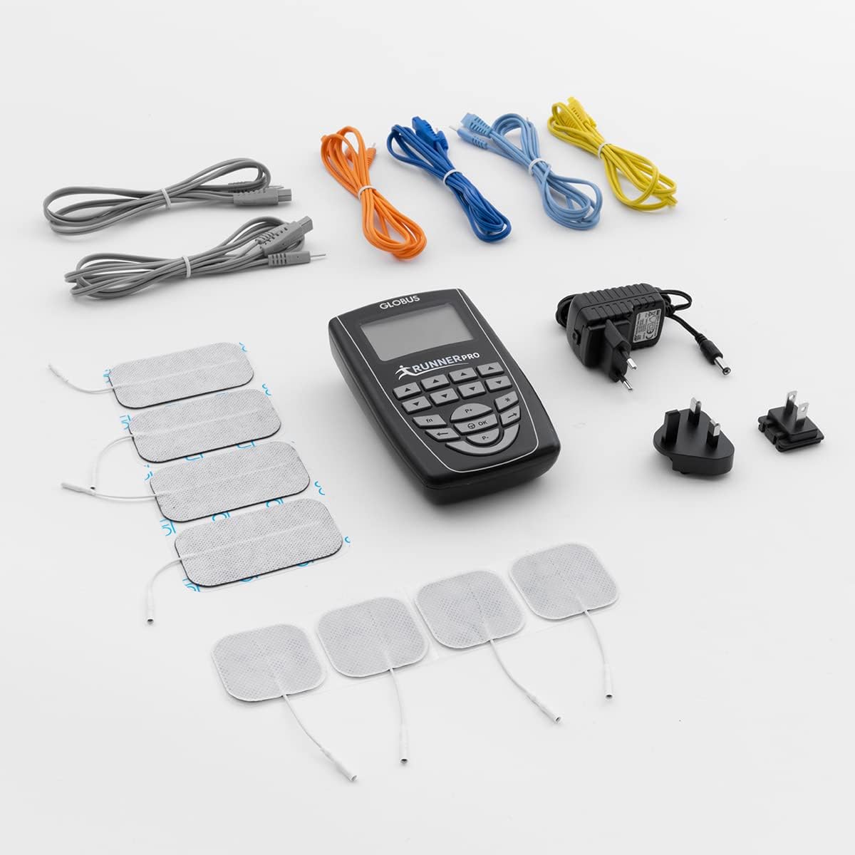 | Runner Pro, 4-Channel Electrostimulator, 254 Programs for Amateur and Professional Podists, Treatments to Improve Performance and Stimulate Muscle