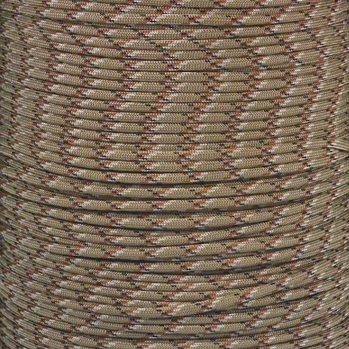 Paracord Spool Tool with 50 Feet of 550 7 Inner Strand Parachute Cord