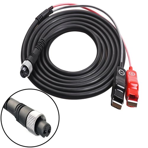 kzfuli 18 Feet Electric Fishing Reel Battery Power Cable is Compatible with Shimano, Daiwa Tanacom 1000, BeastMaster, Seaborg 500MJ, and ForceMaster. (5.5M/18FT)