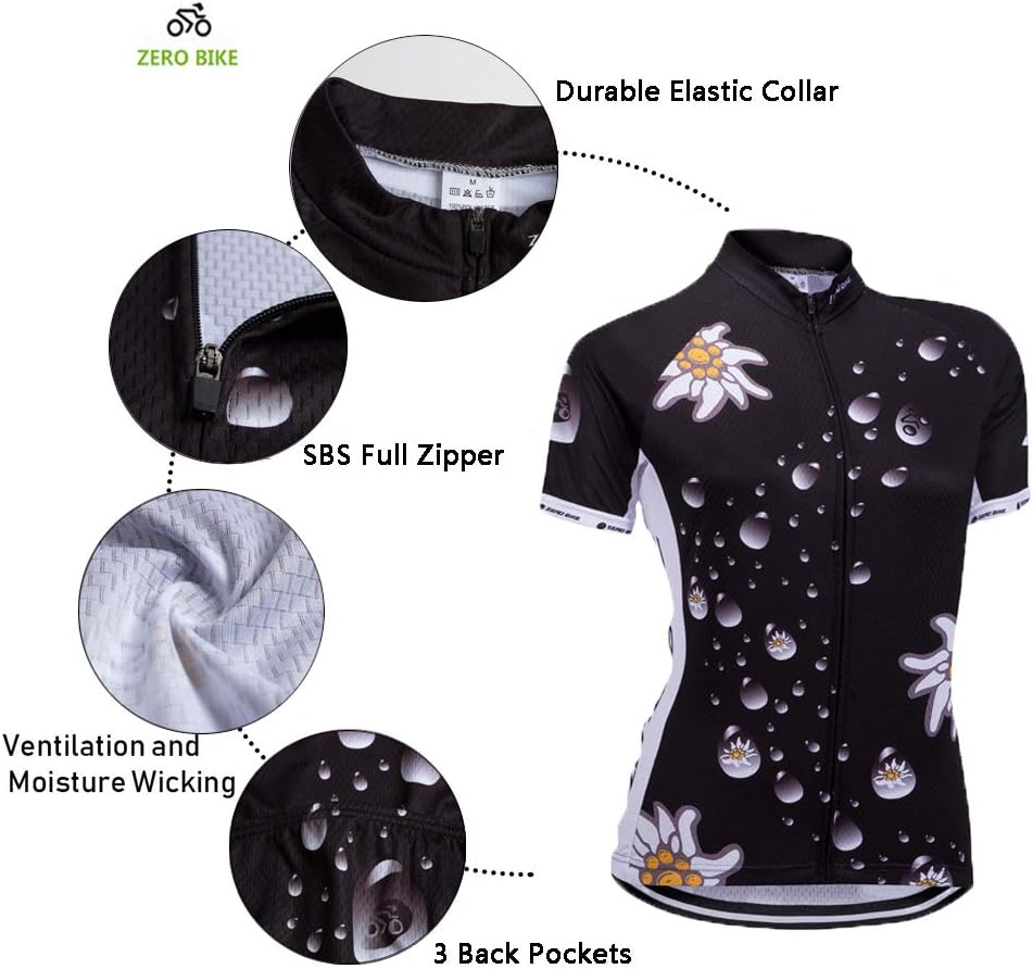 Women's Short Sleeve Cycling Jersey Jacket Cycling Shirt Quick Dry Breathable Mountain Clothing Bike Top