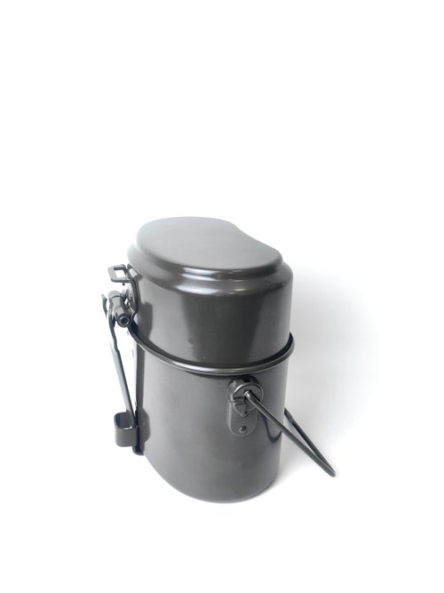 SharGwa PLAA Type 78 Military Style Alumilum Alloy Mess Kit Survival Cookware Set Equipment for Camping 3 in 1