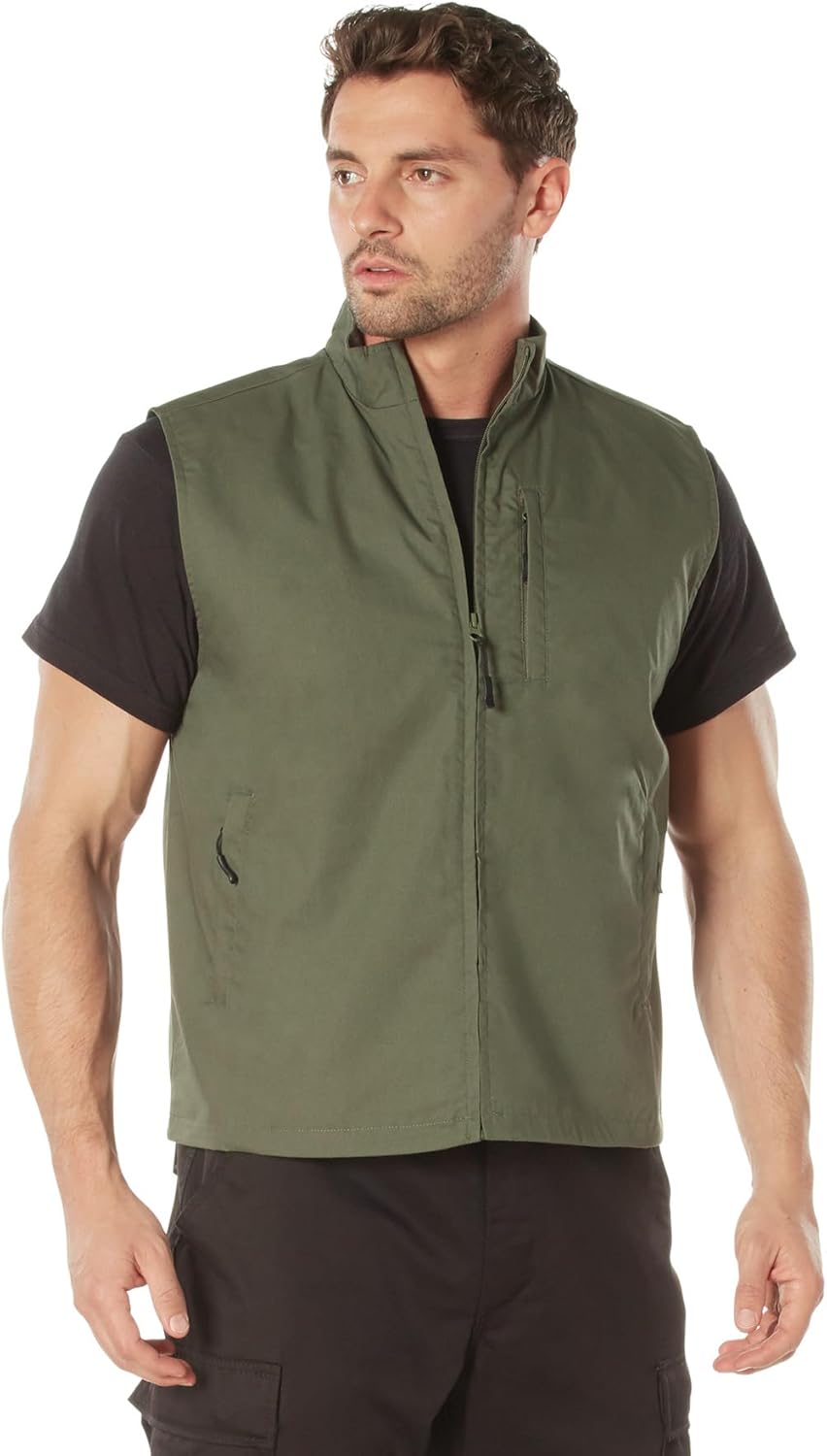 Rothco Undercover Travel Vest for Men | Lightweight, Multi-Pocket Design