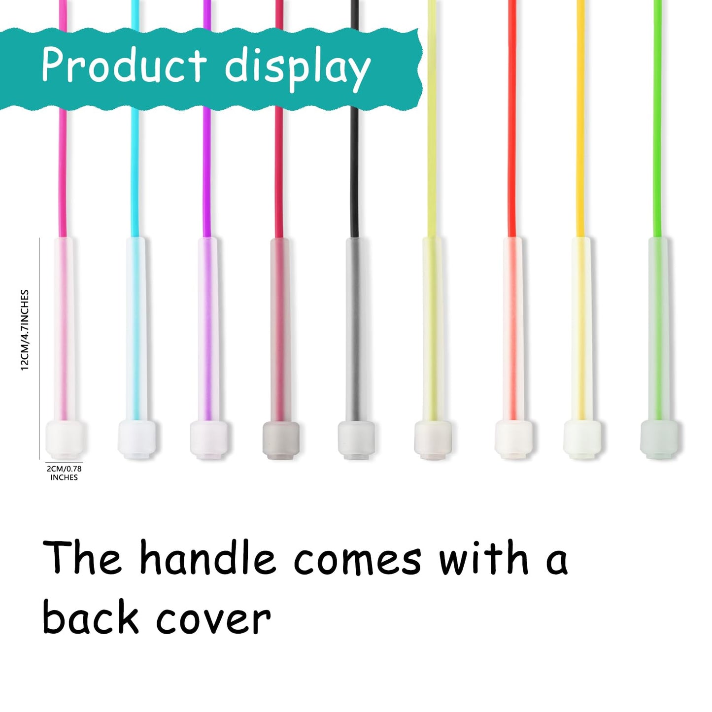 Adjustable Soft Jump Rope for Kids and Adults - Skipping Rope With PVC Handles and Back Cover for Exercise, Outdoor Fitness - Suitable for Boys, Girls, Women, Men