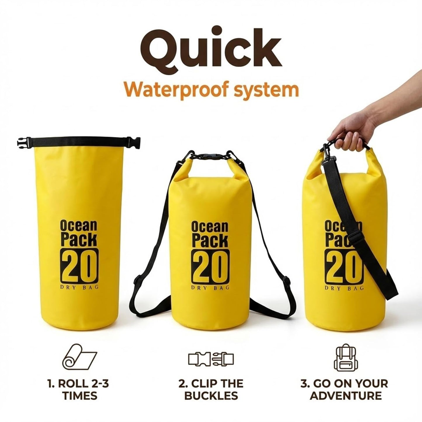 LTMGL Floating Waterproof Dry Bag 5L/10L/15L/20L for women-Lightweight&Small waterproof bags backpack for Kayaking, boating,Camping, Hiking,Paddle boarding with Roll-Top Closure