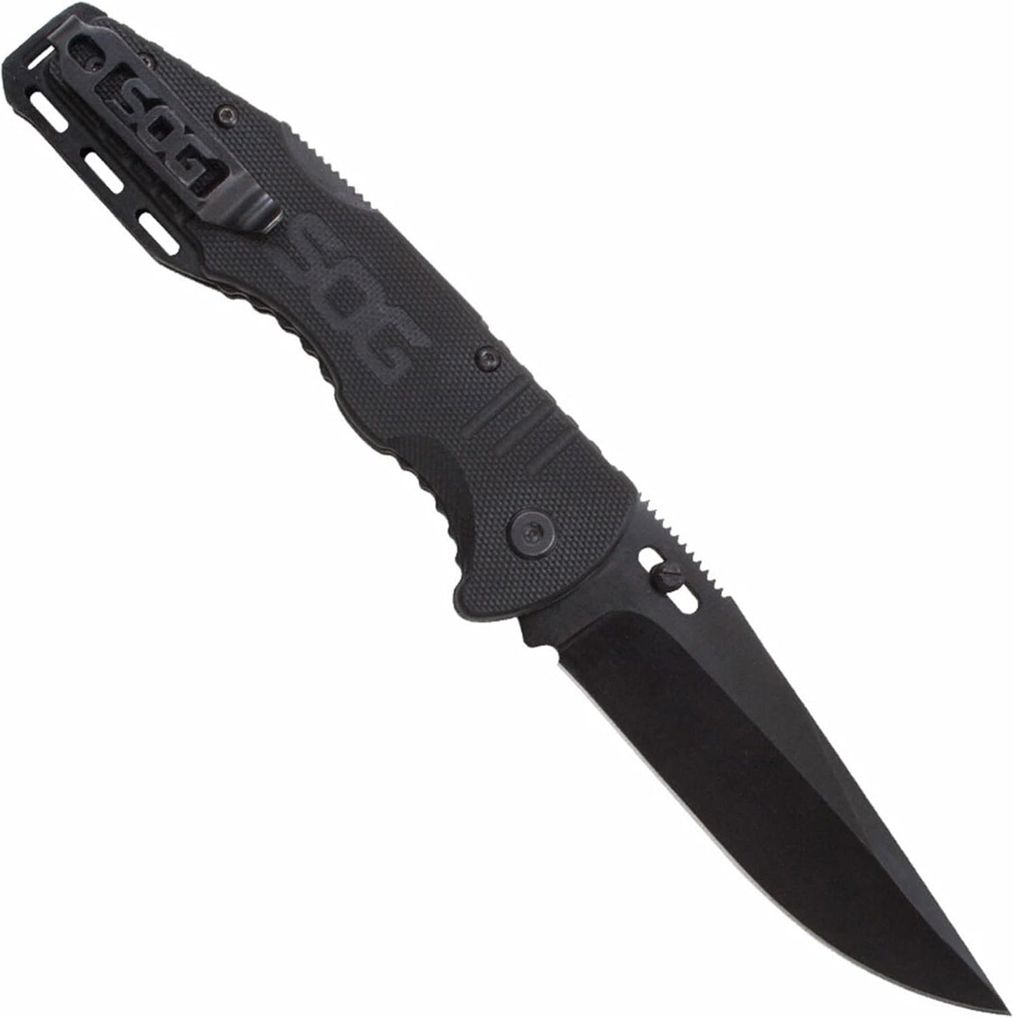 Fusion Salute, G-10 Handle, Black Blade, Plain
