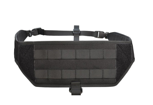 Hdlsina Tactical MOLLE Chest Platform Universal Chest Mounting Harness Adjustable Concealed Carry Fit Left & Right Shoulder (Black)