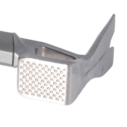 Camping Claw Hammer, Multi-Functional Tent Stake Hammer Portable Stainless Steel Ox Horn Head Tent Stake Hammer with Aluminium Handle for Camping Hiking Backpacking Gardening