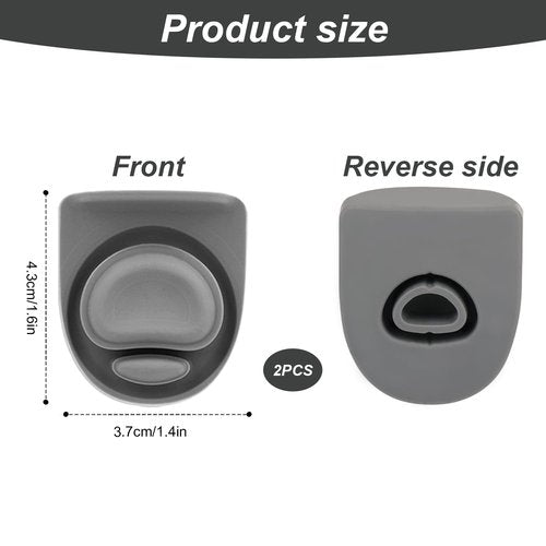 2pcs Replacement Stopper Compatible with Owala FreeSip 24oz 32oz, Water Bottle Top Lid for Owala 16/19/24/32/40oz Seal Bottle Cap Leak Proof Bottle Mouth Plug Parts Silicone Stopper Gasket Accessories