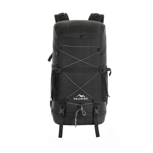 TRAWOC STEALTH 40L Travel Backpack for Men and Women, Laptop & Shoe Compartment Rain Cover,Casual Bag for trekking & Hiking