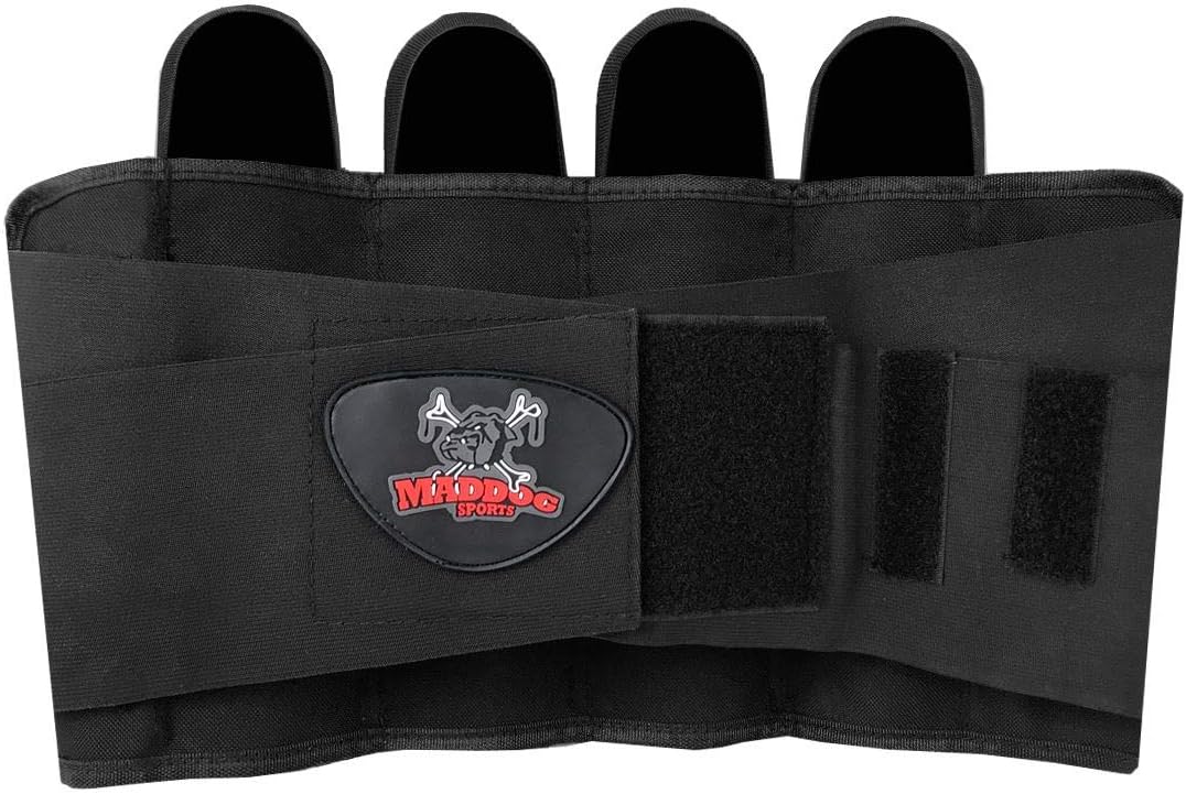 Maddog Pro 3+2 Paintball Harness Pod Pack | Pod Ejection | Adjustable Elastic Velcro Belt