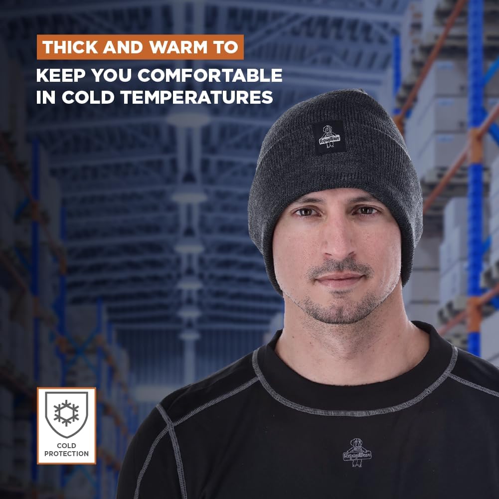 RefrigiWear Watch Cap Knit Beanie for Men and Women, One Size Fits Most, (Color)