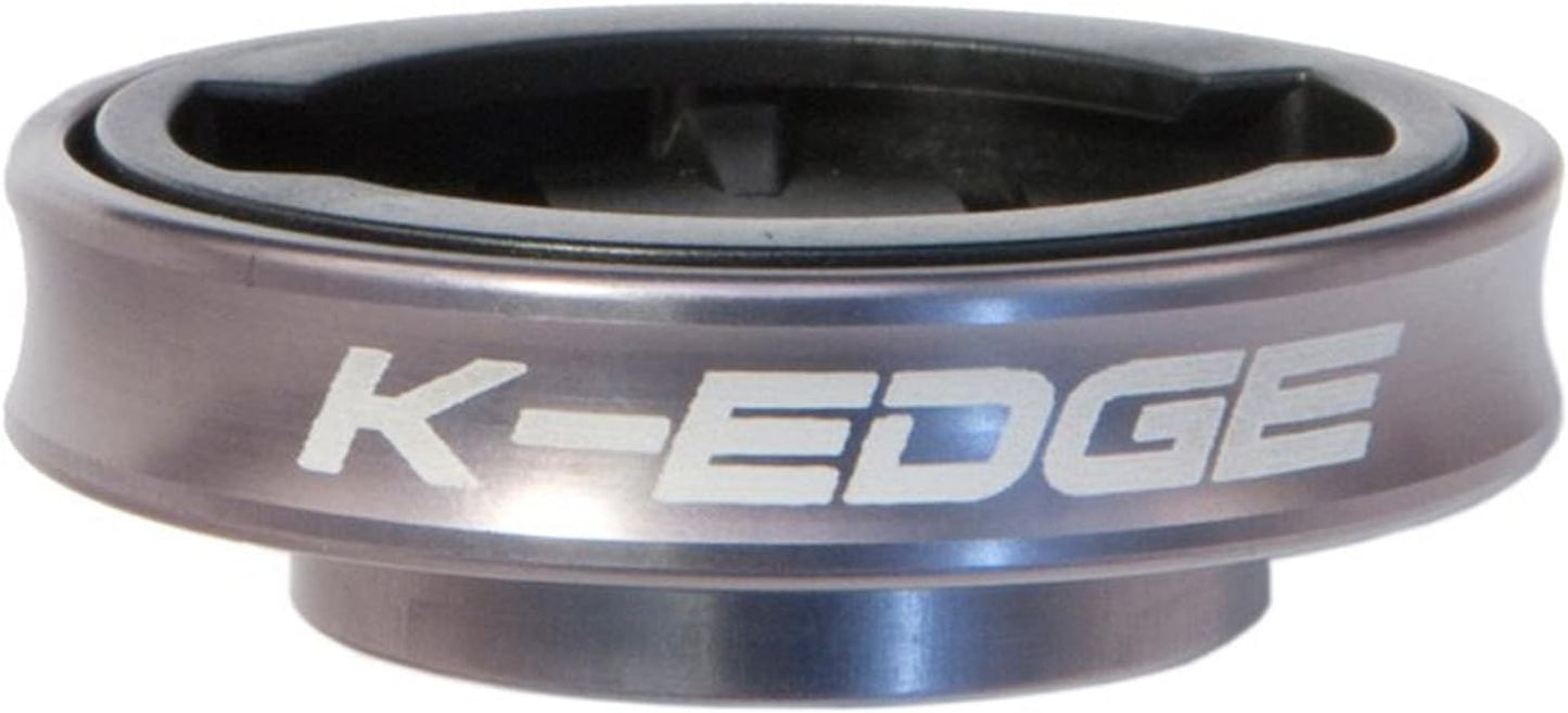 K-Edge | Gravity Top Cap Bicycle Computer Mount | Wahoo | Black