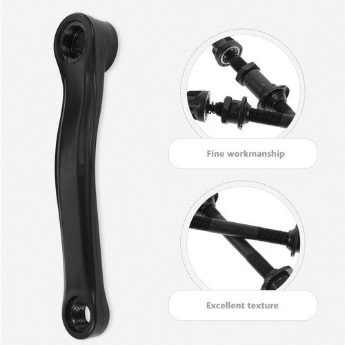 BIUDECO Bike Crank Left Arm Mountain Bike Pedal Handle Bike Crank Leg Pedal Crank Mongoose Bike Parts Step Stools for Adults 170mm Crank Arm Bikes Bike Crank Tool Square Mechanic